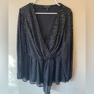 Lane Bryant Peplum Blouse